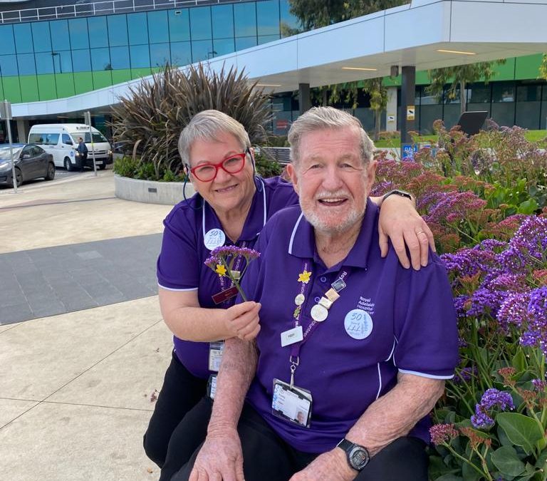 Husband and wife share love for volunteering at the RAH