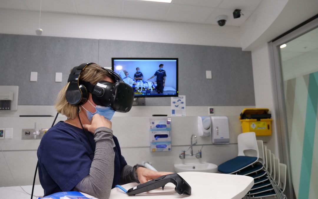 Virtual reality headsets provide real-life education experiences