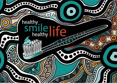 Aboriginal artwork for SA Dental by Allan Sumner