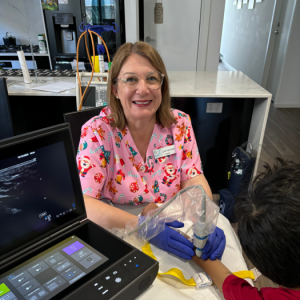 Catherine Baring is a FAAIRI, a Fast Access and Advice for Intravenous Routes with Imaging nurse.